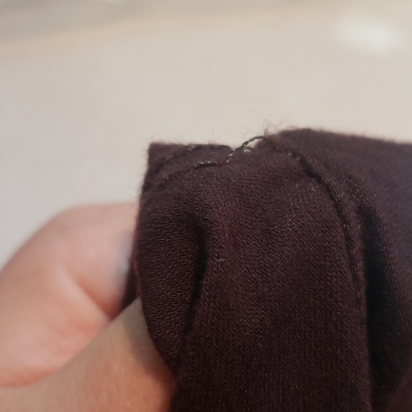 Vince Dark Raisin Zip Leg Skinny Jeans 0574 - Picture 11 of 11